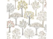 Dětská vliesová tapeta se stromy, 975-1, Mika, ICH Wallcoverings