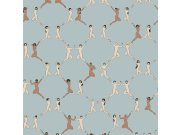 Moderní, modrá vliesová tapeta na zeď 6500-1, Batabasta, ICH Wallcoverings