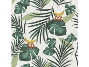 Vliesová tapeta na zeď, listy, opice 6502-2, Batabasta, ICH Wallcoverings Tapety Yara - ICH Wallcoverings