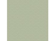 Zelená vliesová tapeta na zeď, obloukový vzor 6506-3, Batabasta, ICH Wallcoverings