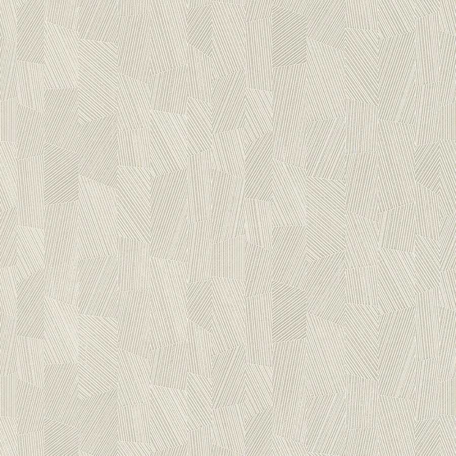 Geometrická béžová vliesová tapeta s metalickými odlesky MU3002 Muse, Grandeco - Vliesové tapety