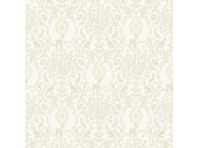 Béžová vliesová dětská tapeta na zeď - ornamenty, květiny, lesní zvířátka JS3303, Jack´N Rose 2024 , Grandeco