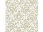 Luxusní ornamentální zlato-béžová tapeta na zeď 73058, Ambrosia, Emiliana Parati