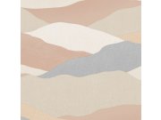 Vliesová grafická tapeta na zeď - vlnky, hory M45105, Arty, Ugépa