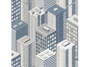 Tapety Yara Tapety dle materiálu Vliesové tapety - Vliesová tapeta na zeď - motiv města, mrakodrapů - M50791D, Loft, Ugépa Vliesová tapeta na zeď - motiv města, mrakodrapů - M50791D, Loft, Ugépa