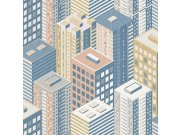 Tapety Yara Tapety dle materiálu Vliesové tapety - Vliesová tapeta na zeď - motiv města, mrakodrapů - M50795D, Loft, Ugépa Vliesová tapeta na zeď - motiv města, mrakodrapů - M50795D, Loft, Ugépa