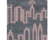 Vliesová neonová tapeta na zeď - New York - M53103, Loft, Ugépa