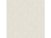 Vliesová šedobéžová tapeta s kotvičkami - A82817, My Kingdom, Ugépa Tapety Yara - Ugépa