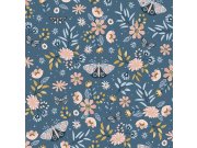 Vliesová květinová tapeta s motýly - M58101, My Kingdom, Ugépa Tapety Yara - Ugépa