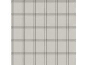 Vliesová tapeta na zed imitace látky, šedobéžové káro 347620, Natural Fabrics, Origin