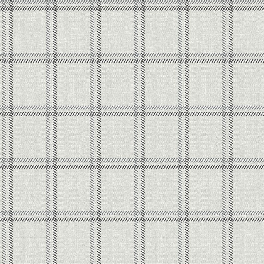 Vliesová tapeta na zed imitace látky, šedé káro 347621, Natural Fabrics, Origin - Tapety na zeď