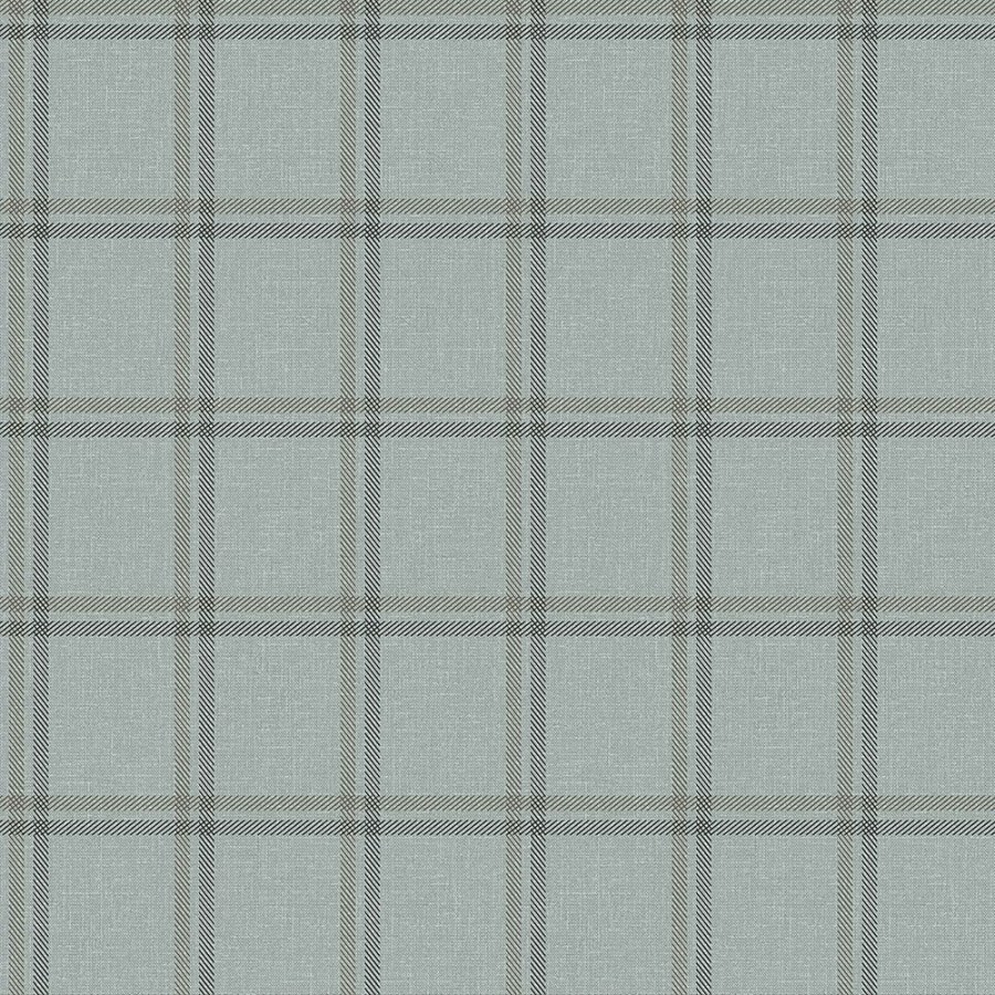 Vliesová tapeta na zed imitace látky, šedomodré káro 347622, Natural Fabrics, Origin - Tapety na zeď