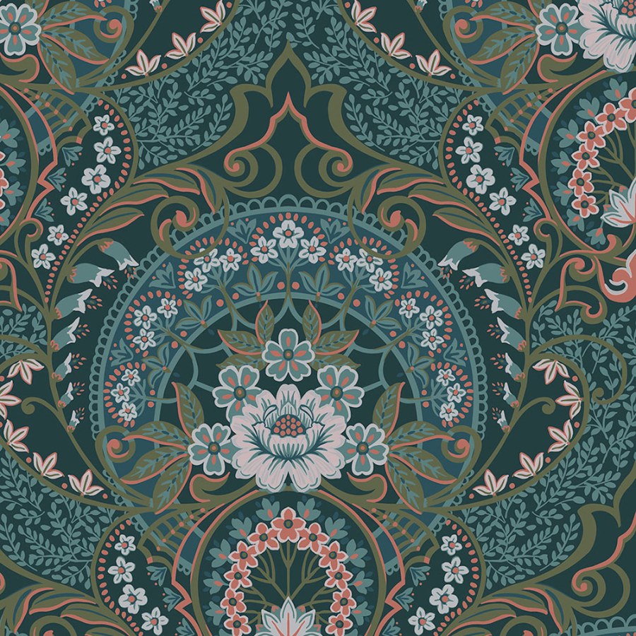 Tapety Yara - Tapety dle materiálu - Vliesové tapety - Ornamentální květinová vliesová tapeta na zeď, 316015, Posy, Eijjfinger Ornamentální květinová vliesová tapeta na zeď, 316015, Posy, Eijjfinger - Vliesové tapety