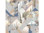 Vliesová kolážová tapeta na zeď - New York - M51095D, Loft, Ugépa