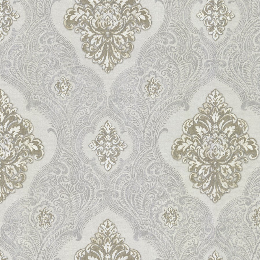 Zlato stříbrná luxusní vliesová tapeta na zeď 83416, Mirabilia, Emiliana Parati - Tapety na zeď