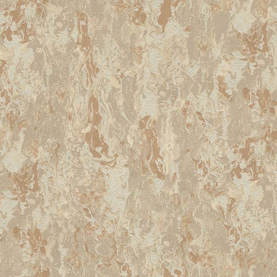 Strukturovaná krémová hnědá vliesová tapeta 83443, Mirabilia, Emiliana Parati - Tapety na zeď