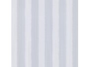 Stříbrná vliesová tapeta s pruhy 83474, Mirabilia, Emiliana Parati