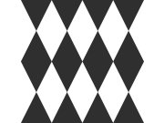 Geometrická vliesová tapeta - bílé a černé kosočtverce 347670, Precious, Origin
