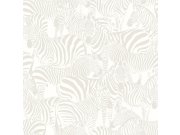 Metalická vliesová tapeta na zeď - zebry 346836, Precious, Origin