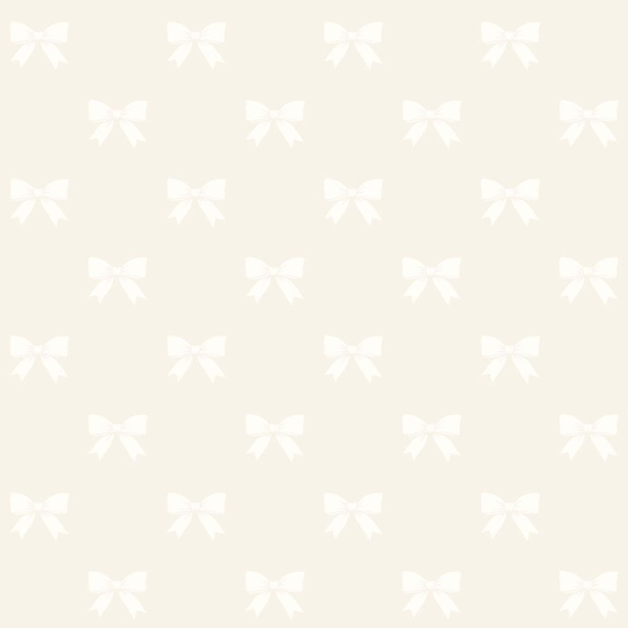 Metalická krémová vliesová tapeta s mašličkami 346845, Precious, Origin - Tapety na zeď