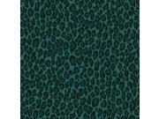 Vliesová tapeta na zeď zelená - imitace leopardí kůže 139154, Paradise, Esta Home