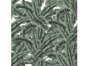 Vliesová tapeta na zeď zelená s tropickými listy 139156, Paradise, Esta Home Tapety Yara - Esta Home