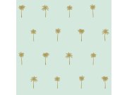 Vliesová tapeta na zeď zelená se zlatými palmami 139159, Paradise, Esta Home Tapety Yara - Esta Home