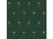 Vliesová tapeta na zeď zelená se zlatými palmami 139160, Paradise, Esta Home Tapety Yara - Esta Home