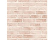 Tapety Yara Tapety na zeď - Vliesová tapeta na zeď, růžové cihly, cihlová zeď 139166, Paradise, Esta Home Vliesová tapeta na zeď, růžové cihly, cihlová zeď 139166, Paradise, Esta Home