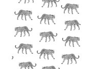 Vliesová černobílá tapeta s leopardy 139176, Paradise, Esta Home