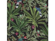 Vliesová tapeta na zeď- rostliny, listy, ptáci 139190, Paradise, Esta Home