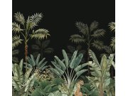 Tapety Yara Tapety na zeď - Vliesová obrazová tapeta - džungle, palmy, tropické listy, leopard 158950, 300x279cm, Paradise, Esta Vliesová obrazová tapeta - džungle, palmy, tropické listy, leopard 158950, 300x279cm, Paradise, Esta