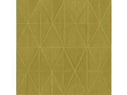 Okrová geometrická vliesová tapeta na zeď, origami 148711, Blush, Esta Home