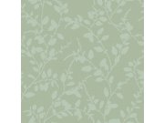 Vliesová tapeta na zeď zelená, větvičky, listy 148731, Blush, Esta Home