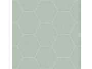 Geometrická vliesová tapeta s hexagony 148750, Blush, Esta Home