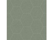 Geometrická vliesová tapeta na zeď, hexagony 148751, Blush, Esta Home
