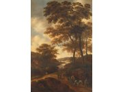 Vliesová obrazová tapeta Romantická krajina 158883, 186 x 279 cm, Blush, Esta Home