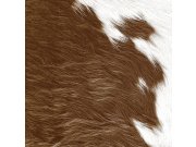 Vliesová tapeta na zeď, čtvercový vzor telecí kůže 357242, role 0,5 x 9 m Luxury Skins, Origin