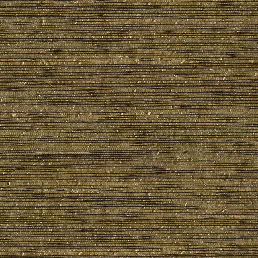 Přírodní tapeta hnědá /rohož se zlatým leskem 303537, Natural Wallcoverings III, Eijffinger - Papírové tapety