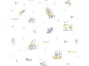 Papírová dětská tapeta na zeď Vesmír 3355-1, Oh lala, ICH Wallcoverings