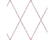 Geometrická papírová tapeta s kosočtverci 3357-1, Oh lala, ICH Wallcoverings