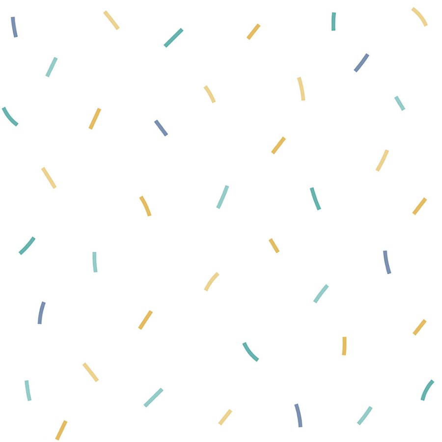 Papírová tapeta s barevnými čárkami 453-1, Pippo, ICH Wallcoverings - Papírové tapety