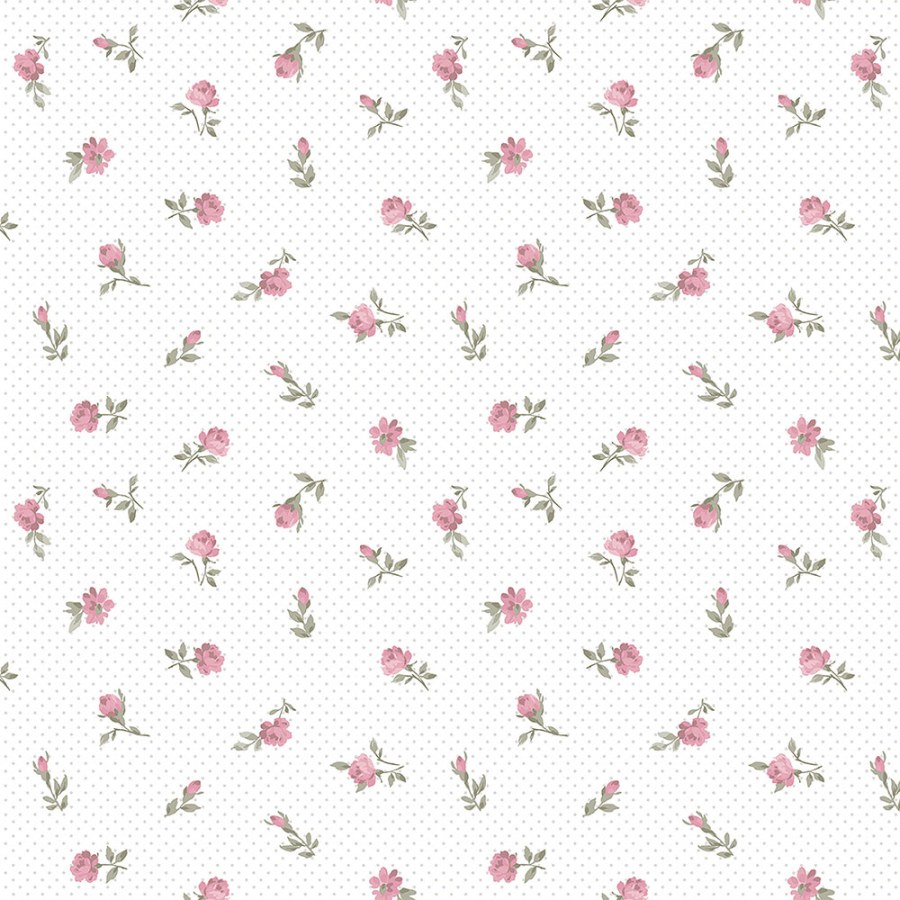 Romantická papírová květinová tapet 455-2, Pippo, ICH Wallcoverings - Papírové tapety