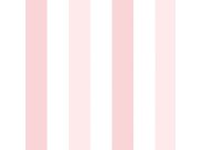 Papírová tapeta na zeď, bílé a růžové pruhy, proužky 461-3, Pippo, ICH Wallcoverings