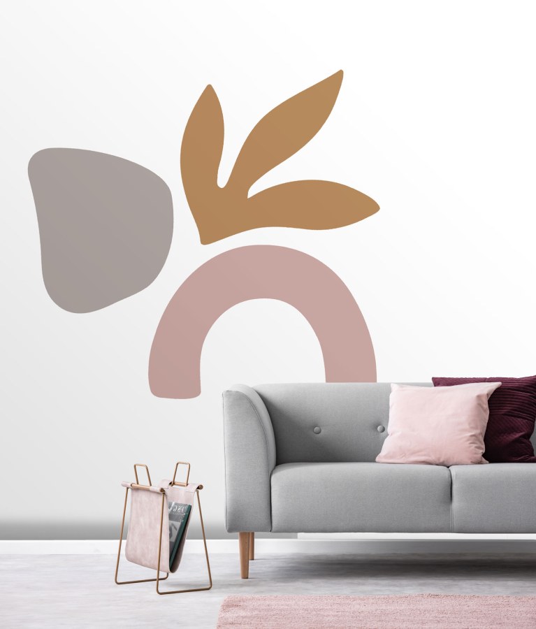 Předklížená vliesová variabilní dekorace na zeď, PLC064, Platinum Shapes, Decoprint - Vliesové tapety