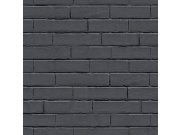 Černá popisovací tabulová vliesová tapeta dekor cihla GV24216, Good Vibes, Decoprint