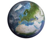 Předklížená vliesová tapeta na zeď, Zeměkoule, PLC057, Platinum Shapes, Decoprint