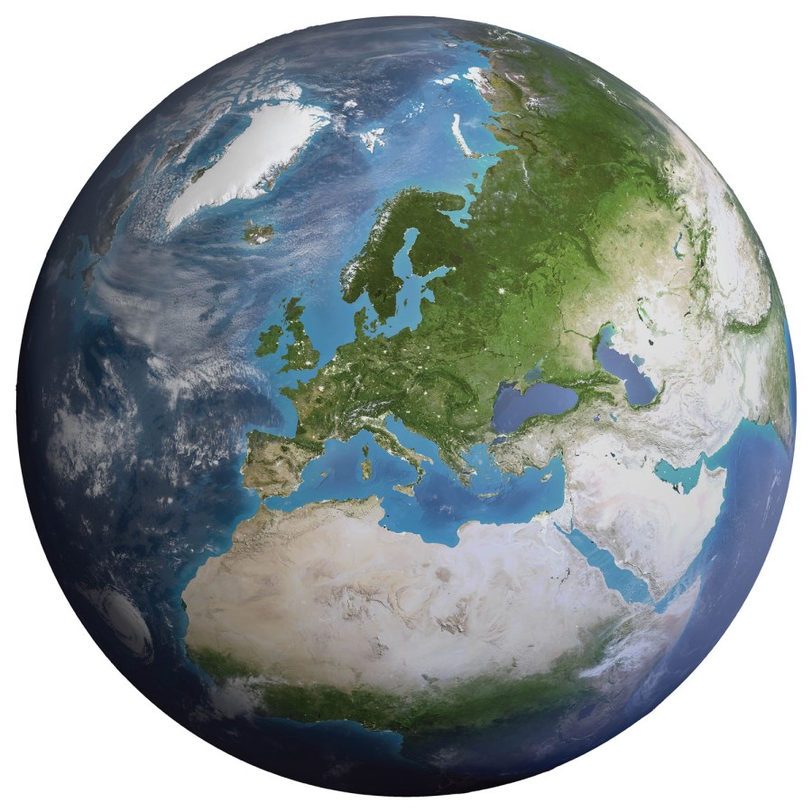 Předklížená vliesová tapeta na zeď, Zeměkoule, PLC057, Platinum Shapes, Decoprint - Vliesové tapety