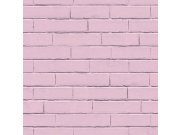 Tapety Yara Tapety dle materiálu Vliesové tapety - Vliesová tapeta na zeď, růžové cihly GV24255, Good Vibes, Decoprint Vliesová tapeta na zeď, růžové cihly GV24255, Good Vibes, Decoprint