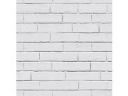 Vliesová tapeta na zeď, imitace šedé cihly GV24256, Good Vibes, Decoprint